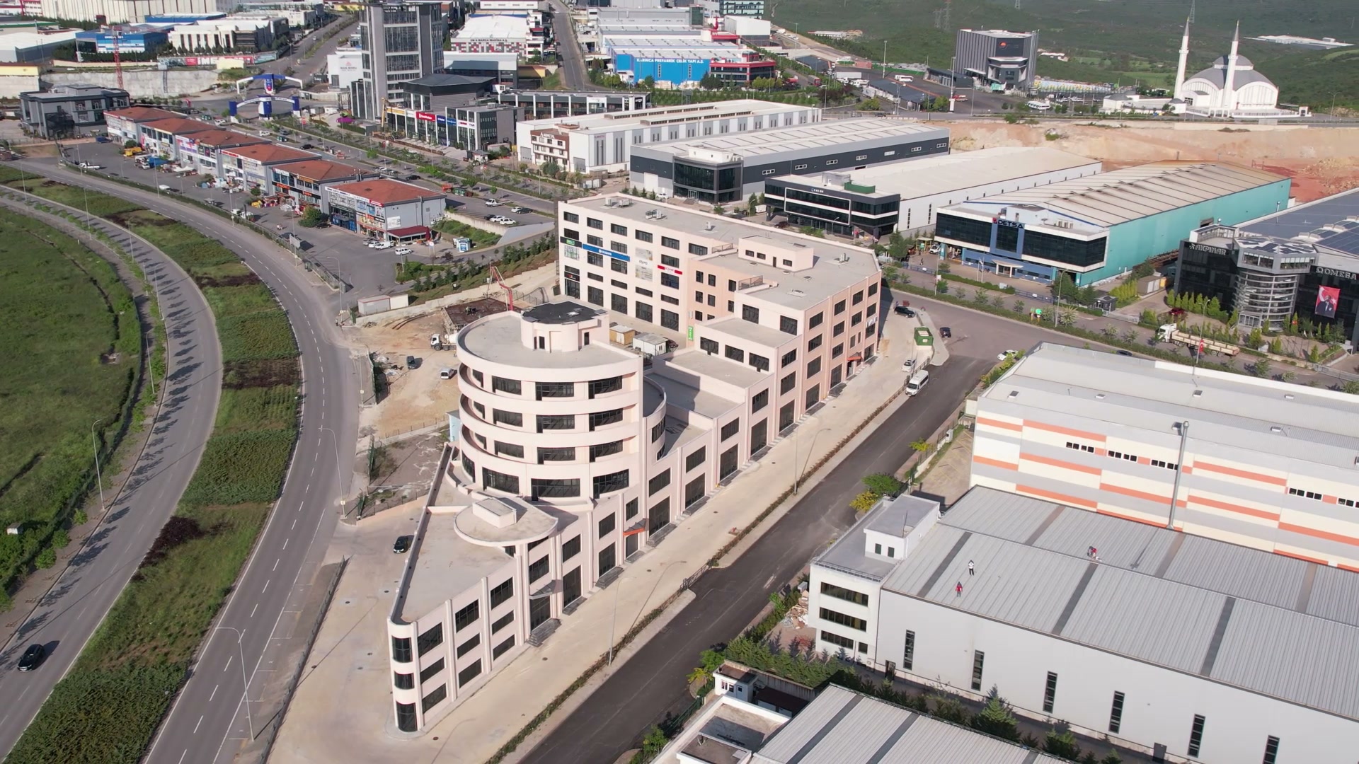 UTİM · Ulusal Ticaret Merkezi hava görüntüsü
